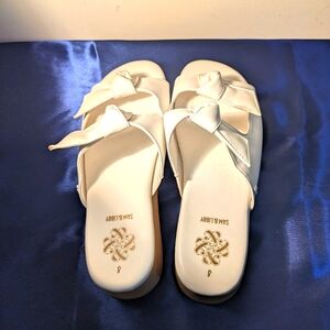Sam & Libby White Classic Sandals